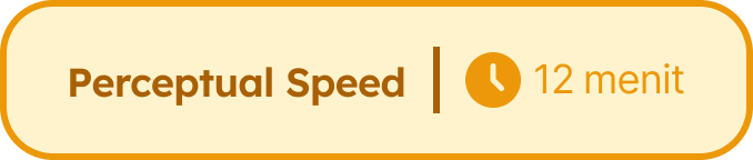 [tes lainnya] perceptual speed