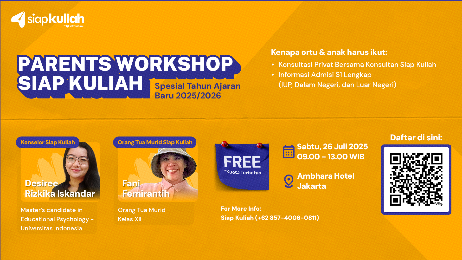 Parents Workshop Juli